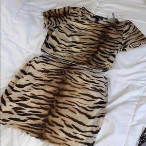 Cheetah Print 2 Piece